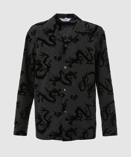 SASQUATCHfabrix.(サスクワァッチファブリックス)の「"FLYING DRAGON" OC SHIRT(シャツ/ブラウス・メンズ・ブラック・M/L)」の1枚目の写真
