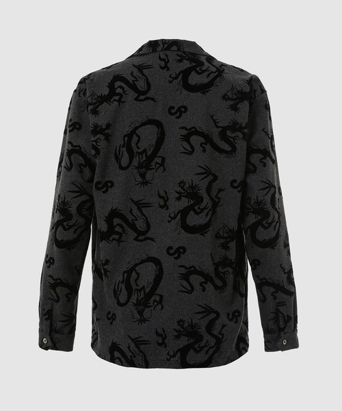 SASQUATCHfabrix.(サスクワァッチファブリックス)の「"FLYING DRAGON" OC SHIRT(シャツ/ブラウス・メンズ・ブラック・M/L)」の2枚目の写真