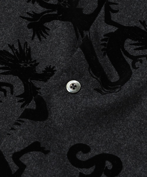 SASQUATCHfabrix.(サスクワァッチファブリックス)の「"FLYING DRAGON" OC SHIRT(シャツ/ブラウス・メンズ・ブラック・M/L)」の5枚目の写真