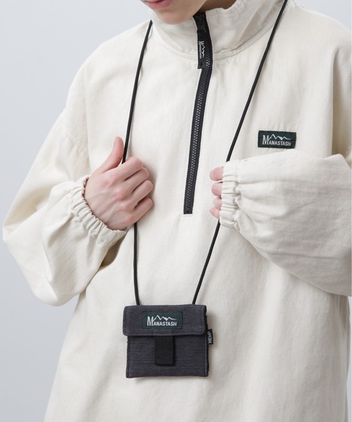 MANASTASH(マナスタッシュ)の「MANASTASH/マナスタッシュ/CHENGA WALLET 24/チェンガ ウォレット24(ショルダーバッグ・メンズ・オレンジ/チャコールグレー/ナチュラル・F)」の11枚目の写真