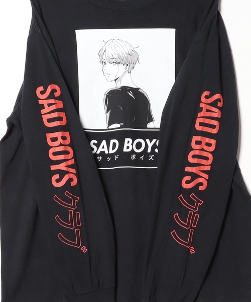 【ヴィンテージ古着】Anime bae SAD BOYS/サッドボイズ クラブ ロングTシャツ（Tシャツ/カットソー）｜VINTAGE（ヴィンテージ）