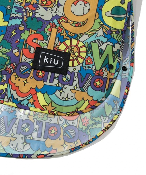 KiU(キウ)の「KiU/キウ KiU × gsc 総柄 NEW STANDARD RAIN PONCHO(レインコート/ポンチョ・レディース・パープル系その他/その他1・FREE)」の8枚目の写真