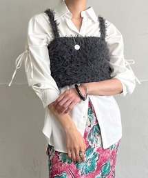 Jewelobe | フェザーチュールニットビスチェ(ベスト)