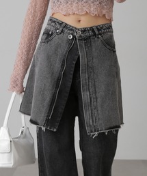 FREE'S MART | ［レイヤード可］デニムラップミニスカート(スカート)