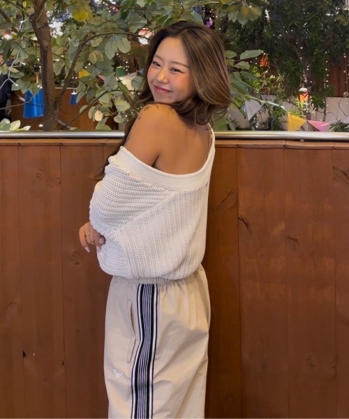 ROXY（ロキシー）の「SUNDAZE SWEATER WASH/ロキシーカーディガン（ニット/セーター・レディース・ホワイト/ブルー/ブラック系その他・MEDIUM/SMALL）」の11枚目の写真
