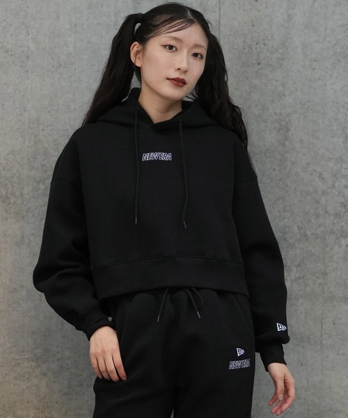NEW ERA(ニューエラ)の「NEW ERA/ニューエラ パーカー 14312770(パーカー・レディース・ブラック/クリーム・S/M)」の4枚目の写真