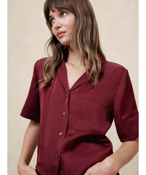 Banana Republic  バナナリパブリック　ブラウス　未使用 BANANA REPUBLIC ブラウス シャツ FACTORY STORE ノースリーブ
