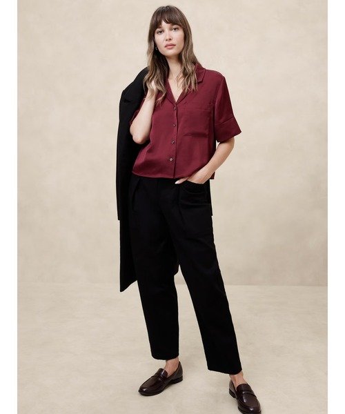Banana Republic  バナナリパブリック　ブラウス　未使用 Banana Republic（バナナリパブリック）の「Laila パフスリーブ