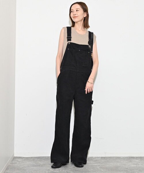 SLOBE IENA(スローブイエナ)の「コーデュロイサロペット(サロペット/オーバーオール・レディース・ブラック/ブラウン・FREE)」の10枚目の写真