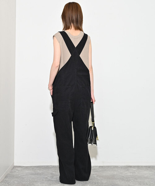 SLOBE IENA(スローブイエナ)の「コーデュロイサロペット(サロペット/オーバーオール・レディース・ブラック/ブラウン・FREE)」の12枚目の写真