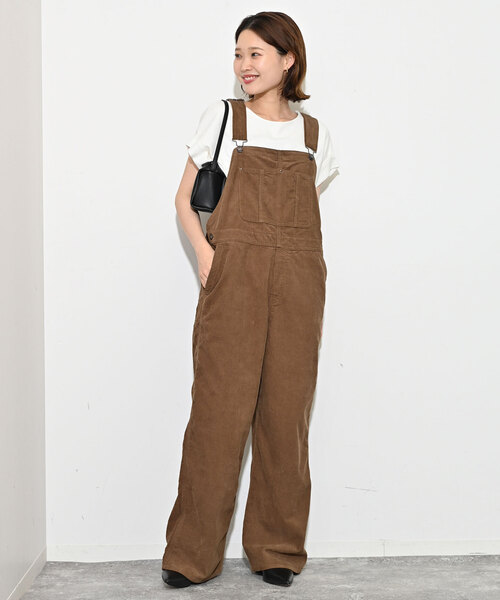 SLOBE IENA(スローブイエナ)の「コーデュロイサロペット(サロペット/オーバーオール・レディース・ブラック/ブラウン・FREE)」の22枚目の写真