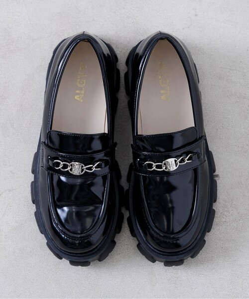 セール】チェーン付きボリュームソールローファー（ローファー