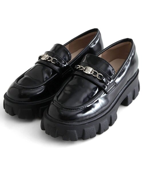 algy(アルジー)の「チェーン付きボリュームソールローファー(ローファー・キッズ・ブラック・23/24/22.5/23.5)」の12枚目の写真