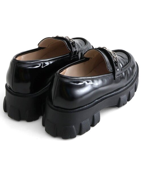 algy(アルジー)の「チェーン付きボリュームソールローファー(ローファー・キッズ・ブラック・23/24/22.5/23.5)」の13枚目の写真