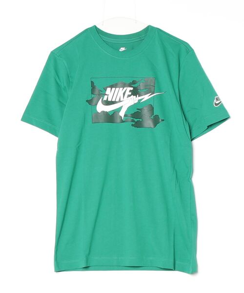 NIKE(ナイキ)の「ナイキ NIKE ナイキ NSW HBR シーズナル クラブ S/S Tシャツ(Tシャツ/カットソー・メンズ・グリーン/クリーム・S/M/L/LL/3L)」の1枚目の写真