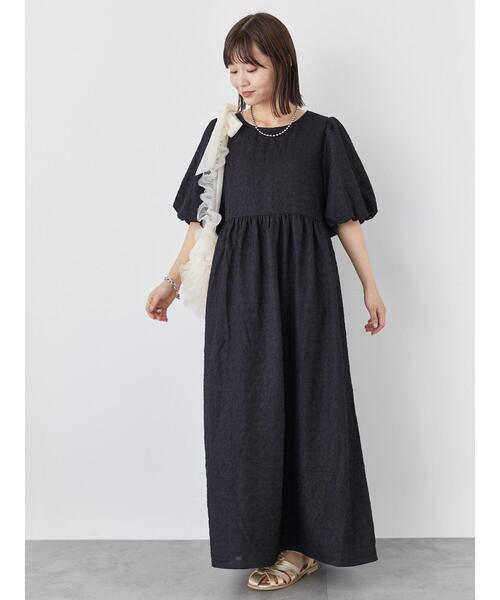 ehka sopo（エヘカソポ）の「バックリボンワンピース（ワンピース・レディース・カーキ/モカ/ブラック・F）」の2枚目の写真