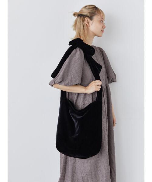 ehka sopo（エヘカソポ）の「バックリボンワンピース（ワンピース・レディース・カーキ/モカ/ブラック・F）」の16枚目の写真