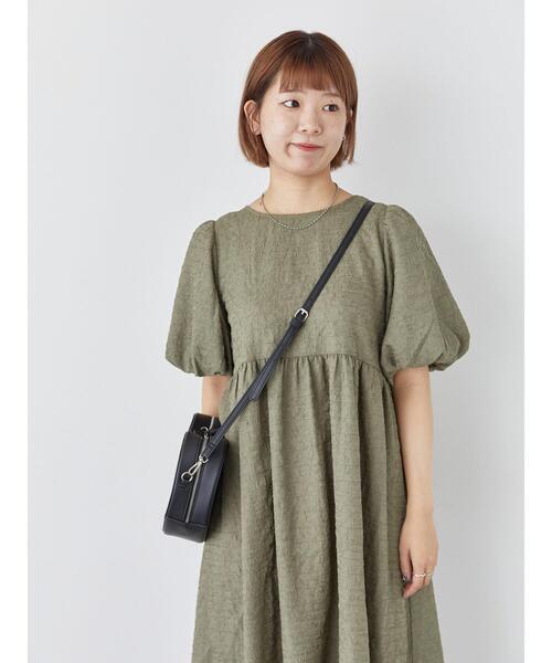 ehka sopo（エヘカソポ）の「バックリボンワンピース（ワンピース・レディース・カーキ/モカ/ブラック・F）」の21枚目の写真