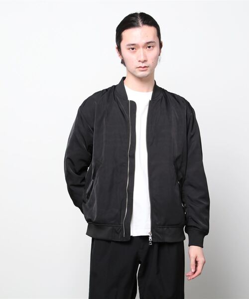 【WARDROBE SMART】ライト ツイル MA―1 ブルゾン WEB限定 WARDROBE SMART】ライト ツイル MA―1 ブルゾン