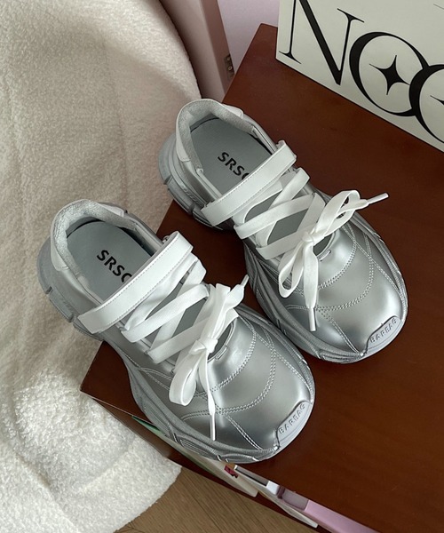 Vipoa(ヴィポア)の「laceup sneakers(スニーカー・レディース・ホワイト/シルバー・SMALL/MEDIUM/LARGE)」の18枚目の写真