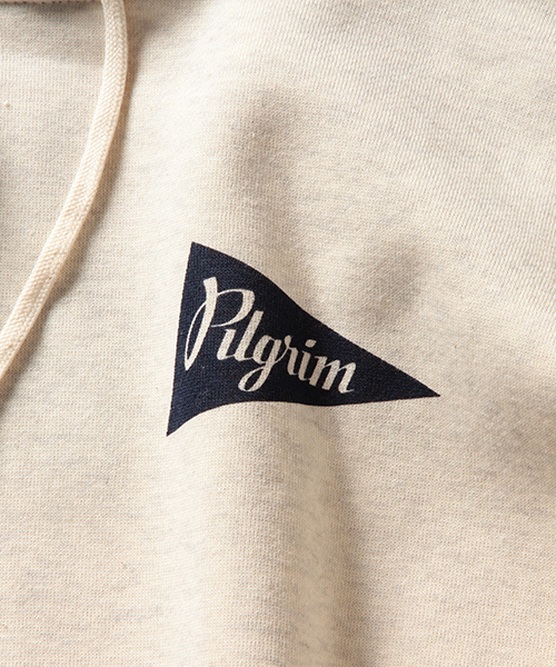 Pilgrim Surf Supply(ピルグリムサーフサプライ)の「Pilgrim Surf+Supply / Pennant Logo Hoody(パーカー・メンズ・ホワイト系その他/ブラック系その他/ブラック/ネイビー・MEDIUM/X-SMALL/LARGE/SMALL)」の12枚目の写真
