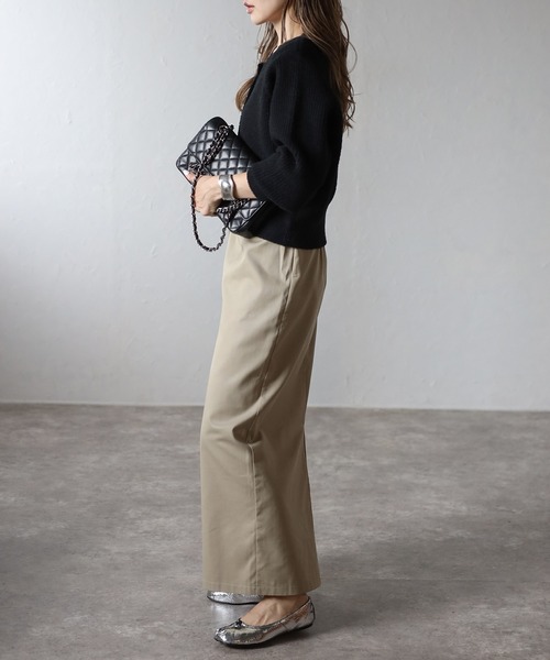 Bonjour Sagan（ボンジュールサガン）の「スリットヘムフェザーカーディガン（カーディガン/ボレロ・レディース・レッド/アイボリー/ブラック/ライトブルー・FREE）」の16枚目の写真