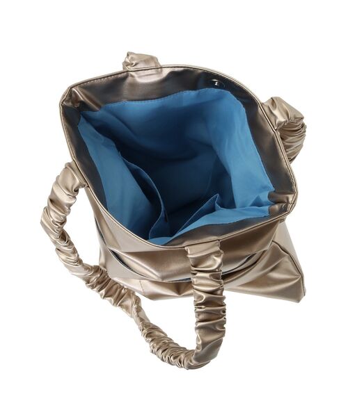 CRAFT STANDARD BOUTIQUE（クラフトスタンダードブティック）の「ギャザーハンドルメタリックトート（トートバッグ・レディース・ブロンズ/ホワイト/シルバー・FREE）」の5枚目の写真