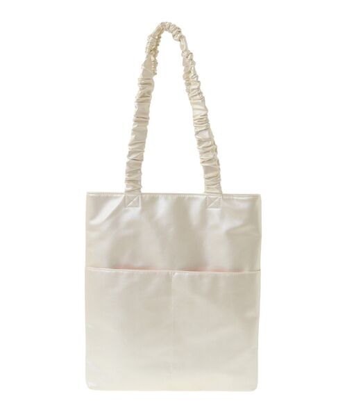 CRAFT STANDARD BOUTIQUE（クラフトスタンダードブティック）の「ギャザーハンドルメタリックトート（トートバッグ・レディース・ブロンズ/ホワイト/シルバー・FREE）」の8枚目の写真