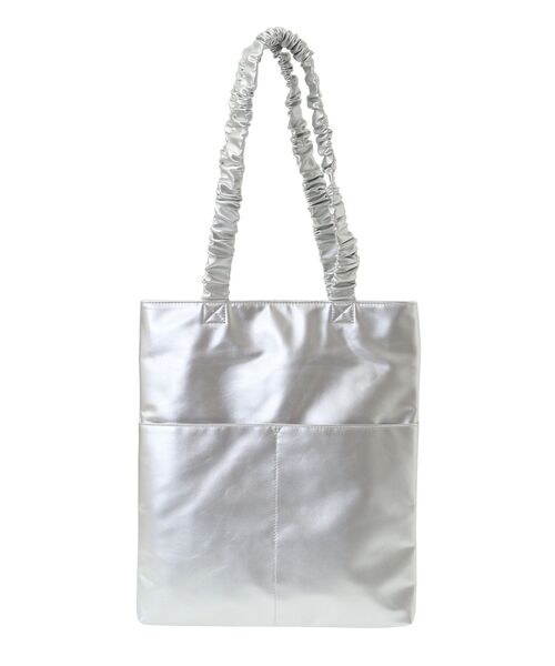 CRAFT STANDARD BOUTIQUE（クラフトスタンダードブティック）の「ギャザーハンドルメタリックトート（トートバッグ・レディース・ブロンズ/ホワイト/シルバー・FREE）」の9枚目の写真