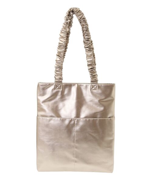 CRAFT STANDARD BOUTIQUE（クラフトスタンダードブティック）の「ギャザーハンドルメタリックトート（トートバッグ・レディース・ブロンズ/ホワイト/シルバー・FREE）」の10枚目の写真