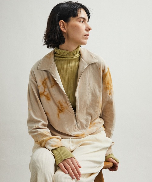 UNFIL（アンフィル）の「unfil アンフィル / royal baby alpaca random ribbed-knit high-neck sweater ロイヤルベビーアルパカランダムリブニットハイネックセーター / WFFL-UW106（ニット/セーター・レディース・ライトグリーン/レッド/アイボリー/ミックスグレー/ベビーピンク・1）」の8枚目の写真