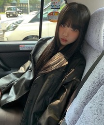 anyonemore（エニワンモア）の「[MADE] オーバーフェイクレザーブレザージャケット（テーラードジャケット）」