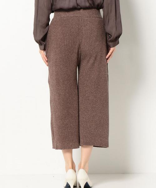 Another Edition（アナザーエディション）の「スラブリブパンツ/AEBC　COスラブリブＰＴ◆（その他パンツ・レディース・オフホワイト/ブラウン・フリー）」の3枚目の写真