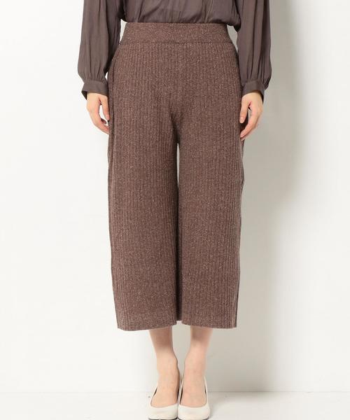 Another Edition（アナザーエディション）の「スラブリブパンツ/AEBC　COスラブリブＰＴ◆（その他パンツ・レディース・オフホワイト/ブラウン・フリー）」の4枚目の写真