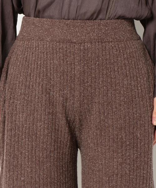 Another Edition（アナザーエディション）の「スラブリブパンツ/AEBC　COスラブリブＰＴ◆（その他パンツ・レディース・オフホワイト/ブラウン・フリー）」の7枚目の写真