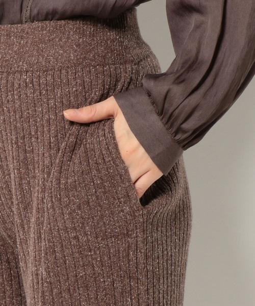 Another Edition（アナザーエディション）の「スラブリブパンツ/AEBC　COスラブリブＰＴ◆（その他パンツ・レディース・オフホワイト/ブラウン・フリー）」の8枚目の写真