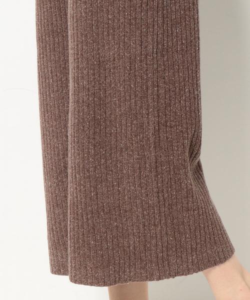 Another Edition（アナザーエディション）の「スラブリブパンツ/AEBC　COスラブリブＰＴ◆（その他パンツ・レディース・オフホワイト/ブラウン・フリー）」の9枚目の写真