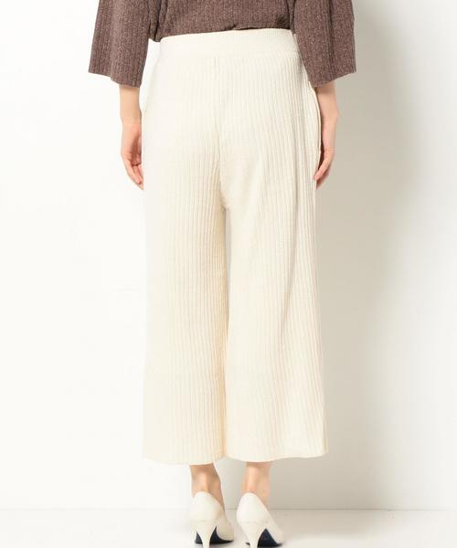 Another Edition（アナザーエディション）の「スラブリブパンツ/AEBC　COスラブリブＰＴ◆（その他パンツ・レディース・オフホワイト/ブラウン・フリー）」の11枚目の写真