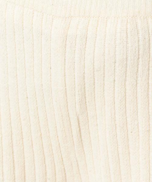 Another Edition（アナザーエディション）の「スラブリブパンツ/AEBC　COスラブリブＰＴ◆（その他パンツ・レディース・オフホワイト/ブラウン・フリー）」の12枚目の写真