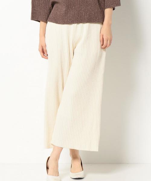 Another Edition（アナザーエディション）の「スラブリブパンツ/AEBC　COスラブリブＰＴ◆（その他パンツ・レディース・オフホワイト/ブラウン・フリー）」の14枚目の写真