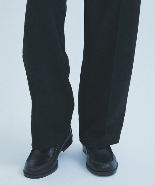 417 EDIFICE(フォーワンセブンエディフィス)の「フェイクスエード エンボス イージーパンツ(スウェットパンツ・メンズ・ブラック系その他/ライトグレー・MEDIUM/LARGE)」の17枚目の写真