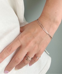 ciite'(V[e)double chain bracelet / _u `F[ uXbg(uXbg)