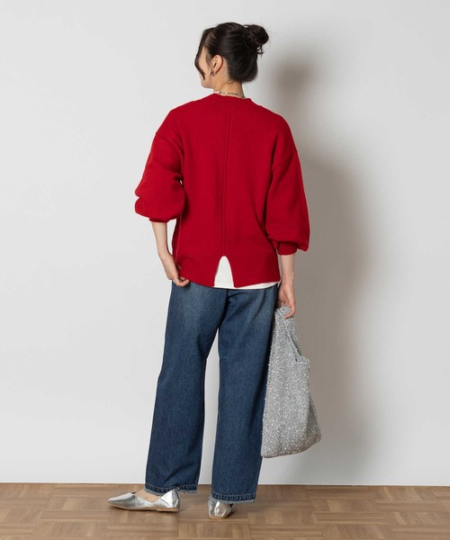 Right-on(ライトオン)の「カーブデニムパンツ(デニムパンツ・レディース・ダークインディゴブルー・S/M/L/XL)」の6枚目の写真