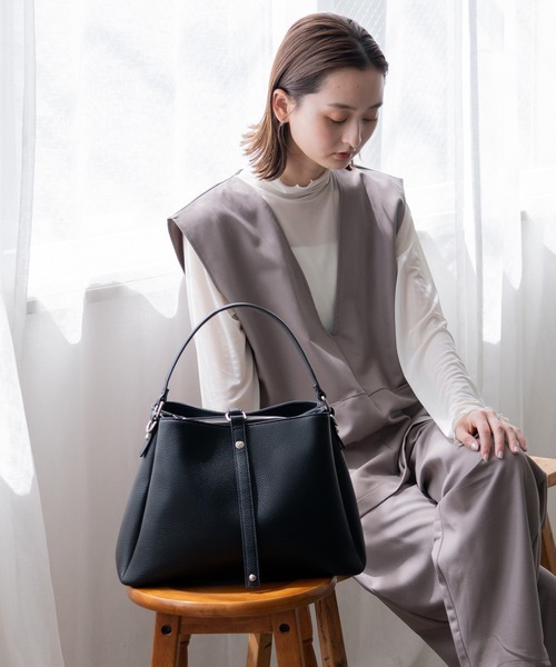 【セール】ストラップデザイン2wayハンドバッグ（ハンドバッグ）｜VitaFelice（ヴィータフェリーチェ） 5,742円