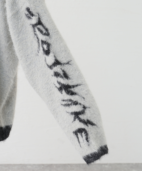 Oriens JOURNAL STANDARD（オリエンス ジャーナルスタンダード）の「【irojikake/イロジカケ】 FLUFFY RUGBY SHIRT IG24AWKT24P/ KT24G（ニット/セーター・レディース・バーガンディー/ブラック・FREE）」の16枚目の写真