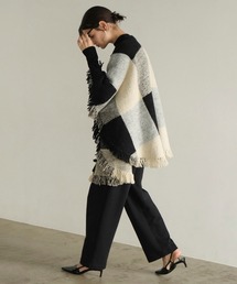 CLANE（クラネ）の「WIDE CHECK PONCHO（ポンチョ）」 - WEAR