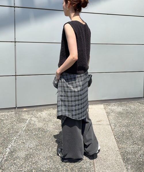 model：H166　着用サイズ：F