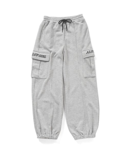 algy(アルジー)の「【ACTIVE】スウェットカーゴパンツ(カーゴパンツ・キッズ・ピンク/グレー/ブラック・XX-SMALL/X-SMALL/MEDIUM/SMALL)」の1枚目の写真
