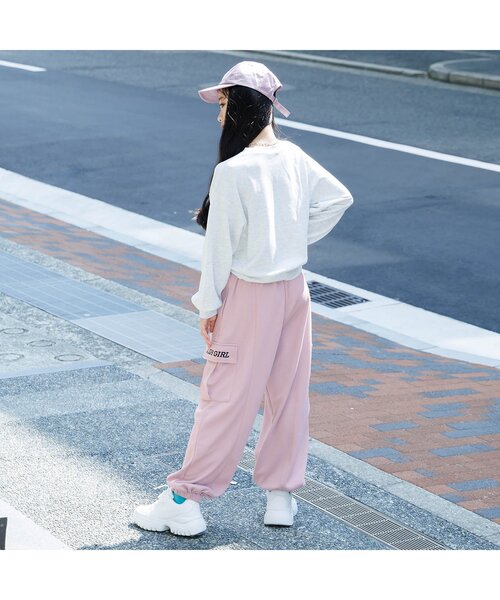algy(アルジー)の「【ACTIVE】スウェットカーゴパンツ(カーゴパンツ・キッズ・ピンク/グレー/ブラック・XX-SMALL/X-SMALL/MEDIUM/SMALL)」の9枚目の写真