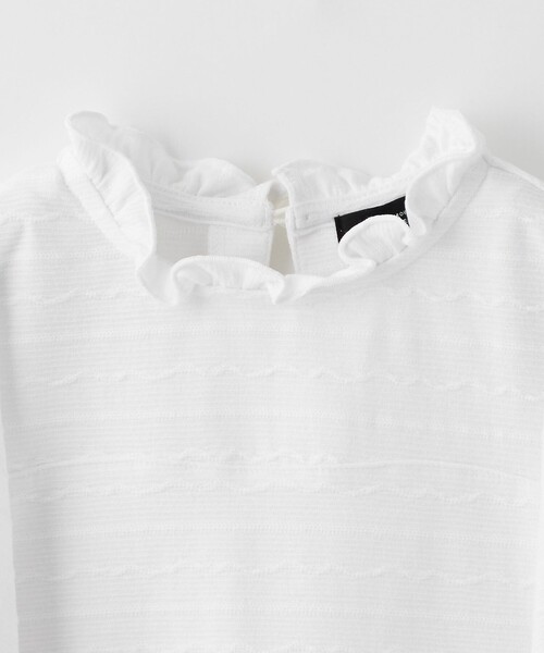green label relaxing(グリーンレーベルリラクシング)の「カットジャカード プルオーバー / キッズ 100cm-130cm(Tシャツ/カットソー・キッズ・オフホワイト/クリーム・100cm/110cm/120cm/130cm)」の14枚目の写真